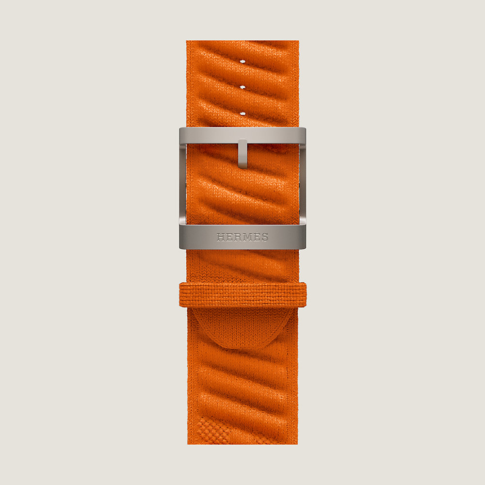 Band Apple Watch Hermès Single Tour 49 mm En Mer | Hermès USA